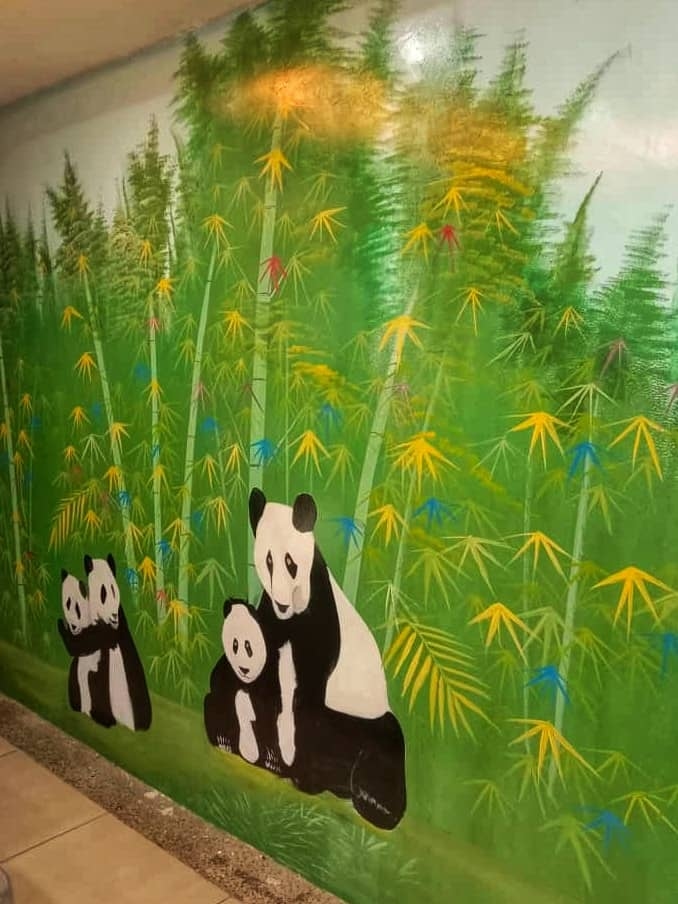 panda mural