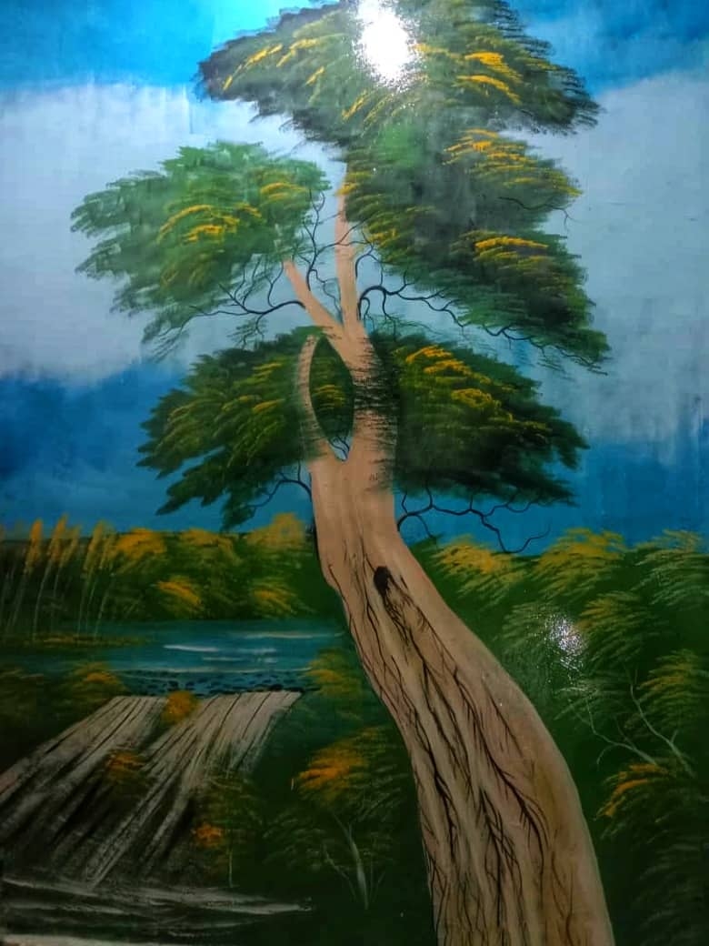 tree mural