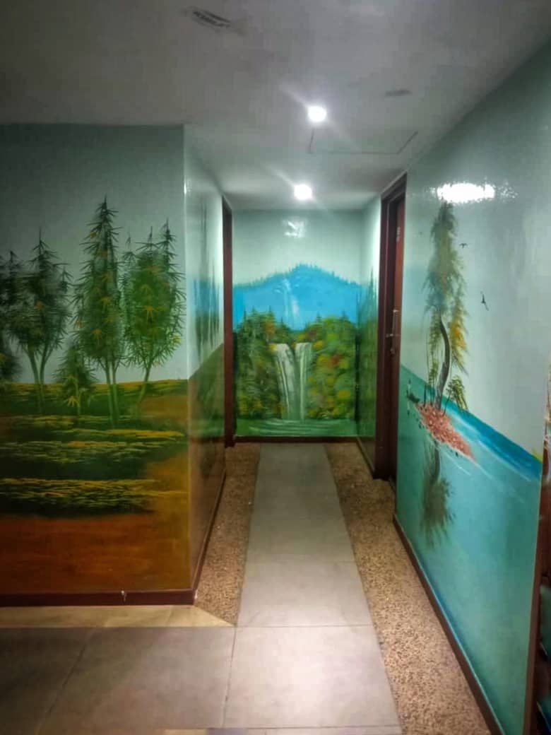 walkway mural