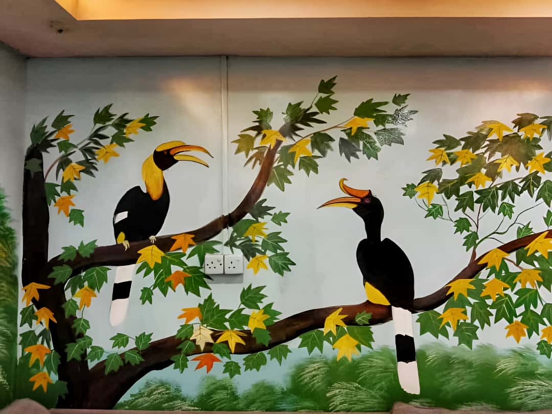 hornbill mural