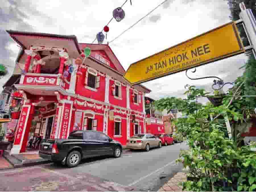 Heritage shophouses on Jalan Tan Hiok Nee